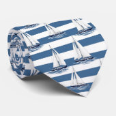 Cravate La vie côtière Océans bleus (Roulé)