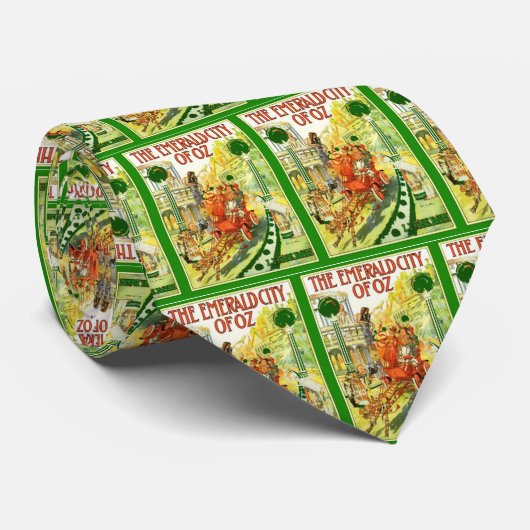 Cravate La ville verte de l'once (Roulé)