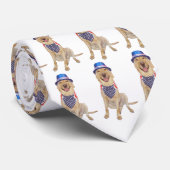 Cravate Laboratoire heureux patriotique (Roulé)