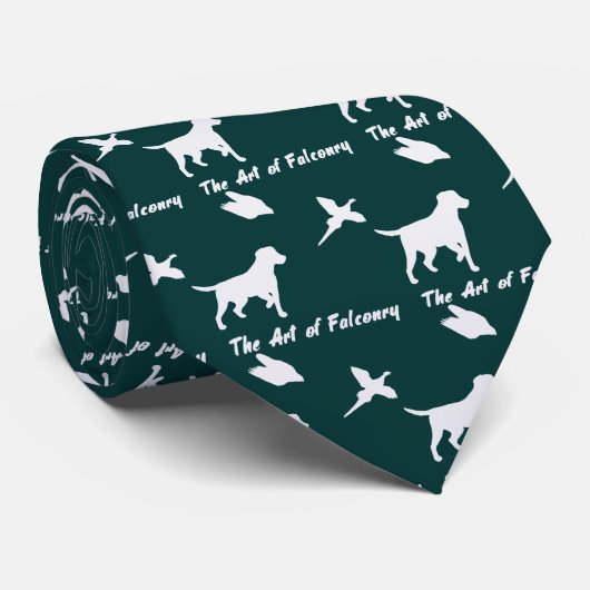Cravate Labrador et Falconry (Roulé)
