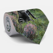 Cravate Labrador (noir) - Sur la Seine (Roulé)