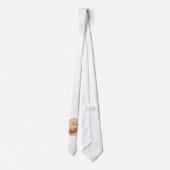 Cravate Labrador Retriever jaune Halloween (Dos)