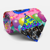 Cravate Labrador Retriever noir (Roulé)