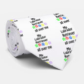 Cravate Labrador Retriever Walks Design (Roulé)