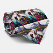 Cravate Labrador sur une pagaie : Une aventure panoramique (Roulé)