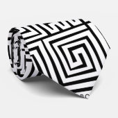 Cravate Labyrinthe chinois du confucianisme I par Blaise (Roulé)