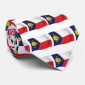 Cravate Lacet de drapeau de l'île de Wake (Roulé)
