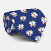 Cravate Lacet de drapeau de Virginie (Roulé)