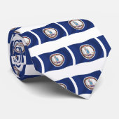 Cravate Lacet de drapeau de Virginie (Roulé)