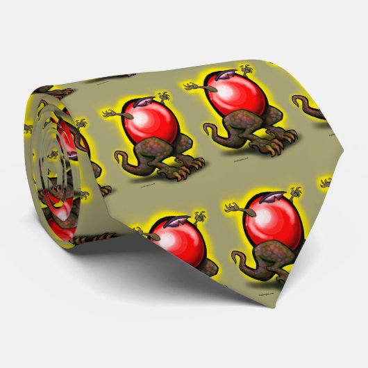 Cravate Lacrosse a saurus Rex (Roulé)