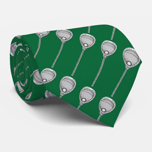 Cravate Lacrosse Goalie Green (Roulé)