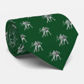 Cravate Lacrosse Sports Green (Roulé)