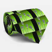 Cravate Lacrosse Sports Green (Roulé)