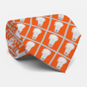 Cravate Lacrosse Sports Orange (Roulé)