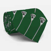 Cravate Lacrosse Sports Vert (Roulé)