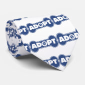 Cravate l'adoption de chien et de chat adoptent (Roulé)