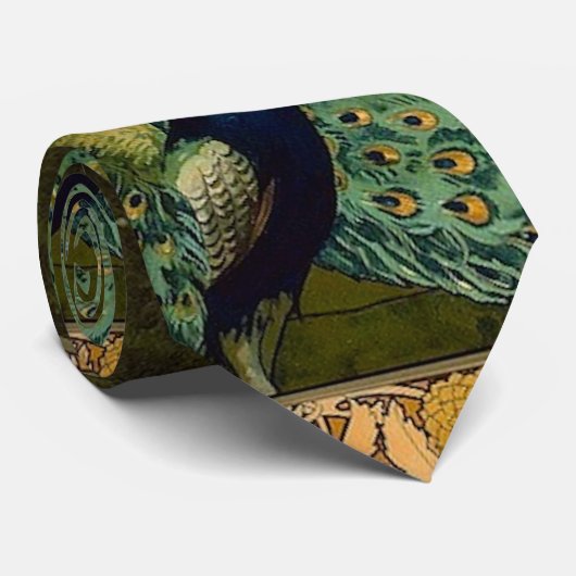 Cravate Lady et Peacock (Roulé)