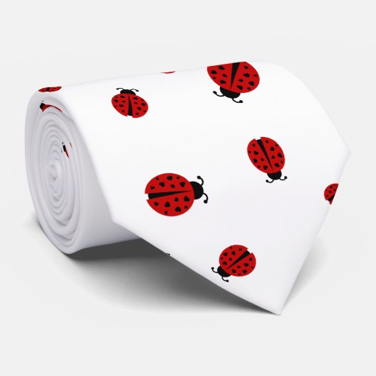 Cravate ladybugz. (Roulé)