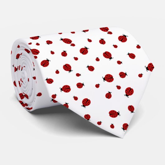 Cravate ladybugz. (Roulé)