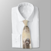 Cravate Lagotto Romagnolo Peinture - Cute Original Chien A (Attaché)