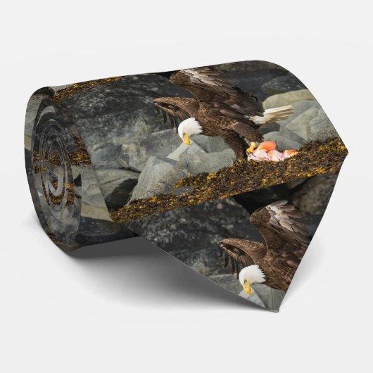Cravate L'aigle chauve ultime (Roulé)