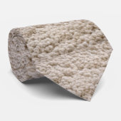 Cravate Laine d'agneaux blancs, (Roulé)