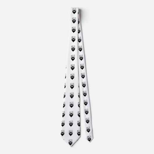 Cravate Laisse-le pousser la barbe (Devant)