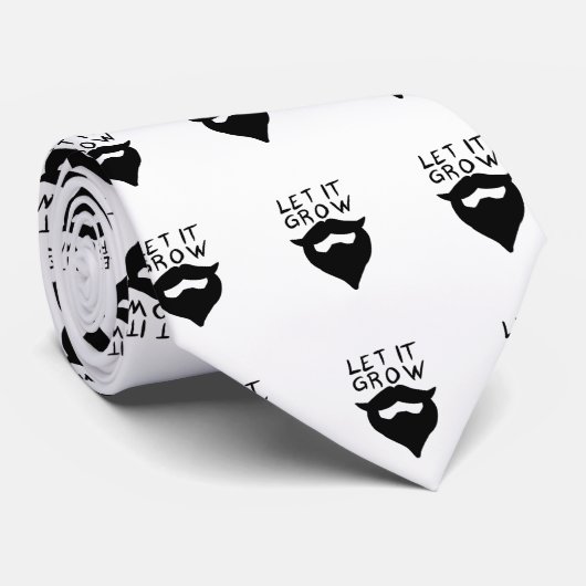 Cravate Laisse-le pousser la barbe (Roulé)