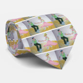 Cravate laisse tous faire les danseurs d'oscillation de (Roulé)