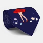 Cravate LalaLand Music lovers, romantic, dance (Roulé)