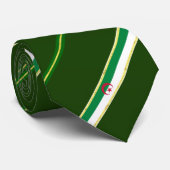 Cravate L'Algérie barre le drapeau (Roulé)