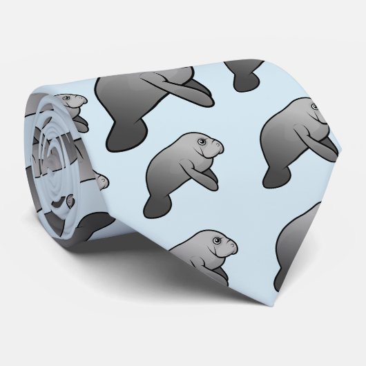 Cravate Lamantin mignon (Roulé)