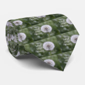 Cravate L'amour n'échoue jamais Dandelion1 Corinthiens 13 (Roulé)