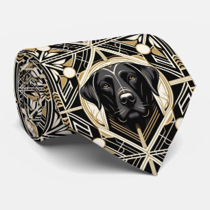 Cravate L'amoureux de chien joueur Papa chien Labrador n