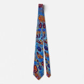 Cravate Lampe de lave Sebastian Tie Dye Necktie (Devant)