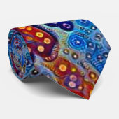 Cravate Lampe de lave Sebastian Tie Dye Necktie (Roulé)