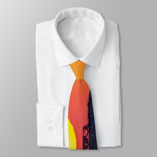 Cravate Lancement de la nASA Antares Rocket Sunrise (Attaché)