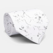 Cravate Langue, Cloud gris (Roulé)