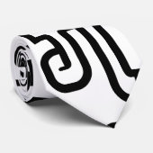 Cravate Lao / Laos Numéro Sept / 7 / ໗ (Jet/Chet) Laotien (Roulé)