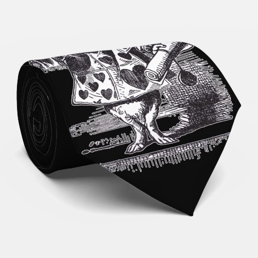 Cravate Lapin blanc (Roulé)