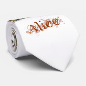 Cravate Lapin blanc (couleur) (Roulé)