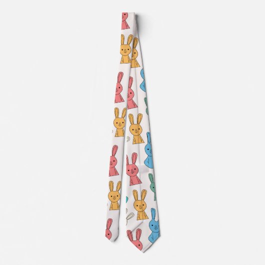 Cravate Lapin de Pâques (Dos)