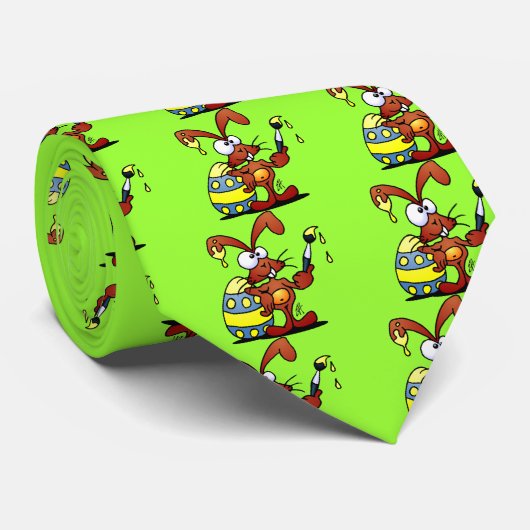 Cravate Lapin de Pâques (Roulé)