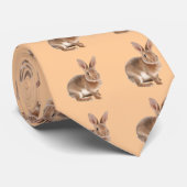 Cravate Lapin de Rex (Roulé)