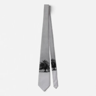 Cravate L'Arbre solitaire en hiver