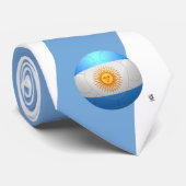 Cravate L'Argentine - le football d'Albiceleste de La (Roulé)