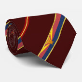 Cravate L'Arizona barre le drapeau (Roulé)