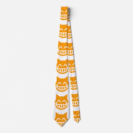 Cravate Larmes de la Joie Chat Emoji (Devant)