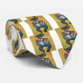 Cravate L'art cubiste accordioniste (Roulé)
