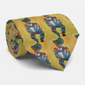 Cravate L'art cubiste accordioniste (Roulé)